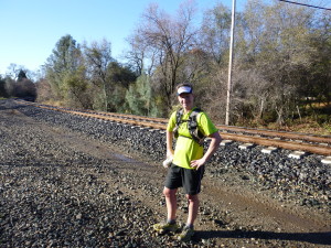 Railroad tracks & rocks