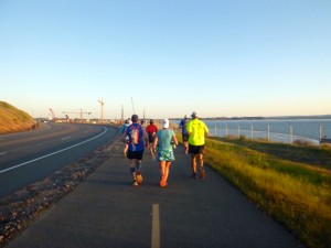 Starting the pavement fun!