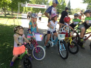 Biking in tutus