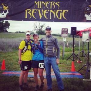 Pigeon won first in her age group. I took second. Coach Nikon wins for best trail marathon.