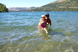 Donner Lake swimming