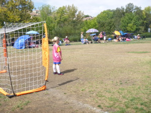 The fierce goalie!