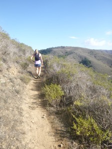 Totally open and exposed trail. 