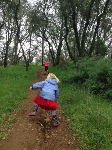 Trail running littles!