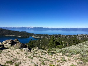 Marlene Lake with Lake Tahoe behind it
