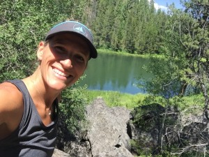 The Deschutes River and a trail dork