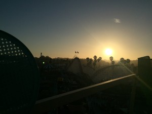 Our view from the Ferris Wheel - amazing