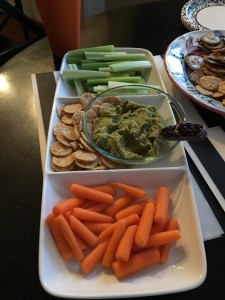 Veggies and Jalapeno Cilantro Hummus