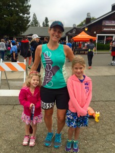 The girls and I post race