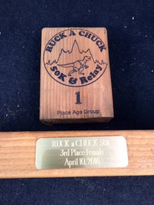 My wooden trophies. 