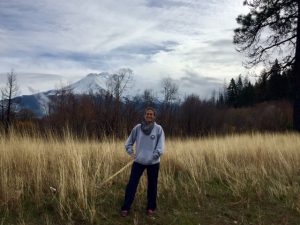 Beautiful Mount Shasta behind me. 