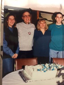 The last photo of the four of us together - at my Dad's 50th party. 