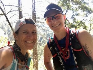 Trailmomma and Pigeon annual WS Training Run Selfie