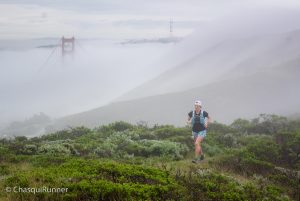 The Golden Gate behind me. Photo from